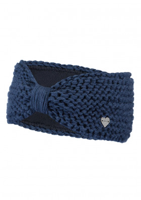 Women's knitted headband Barts Ginger Headband navy